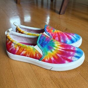 Womens Skechers Shoes Sneaker Street Poppy Tie Dye Rainbow Multi Colorful size 8